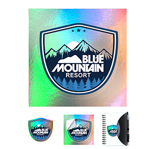 &ldquo;CUSTOMCUT&trade;&rdquo; 16.1 sq inch to 25 sq inch Full Colour Custom Shape Removable Vinyl Stickers in Singles